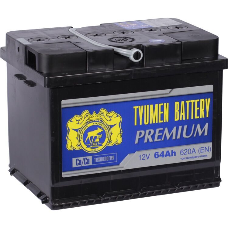 TYUMEN BATTERY PREMIUM 64 АЧ 620A (242X175X190)